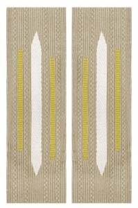 Bevo Army Collar Tabs - Coastal Artillery