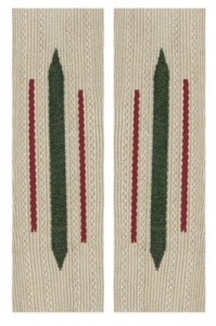 Bevo Army Collar Tabs - Smoke Troops