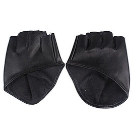 Leather Half Finger Gloves